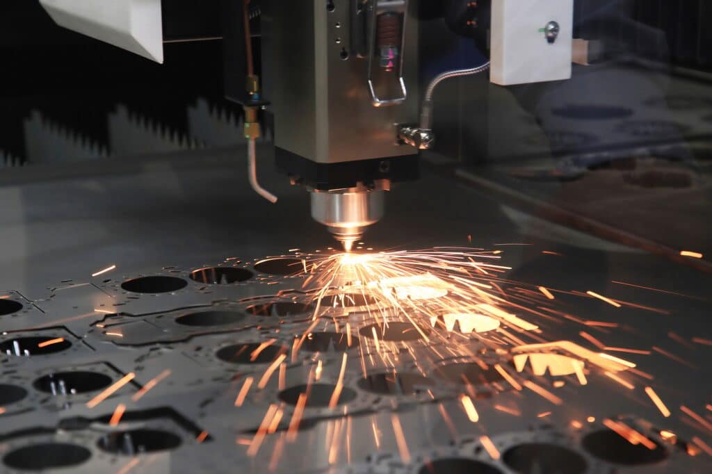 The hi-precision sheet cutting process by laser cut